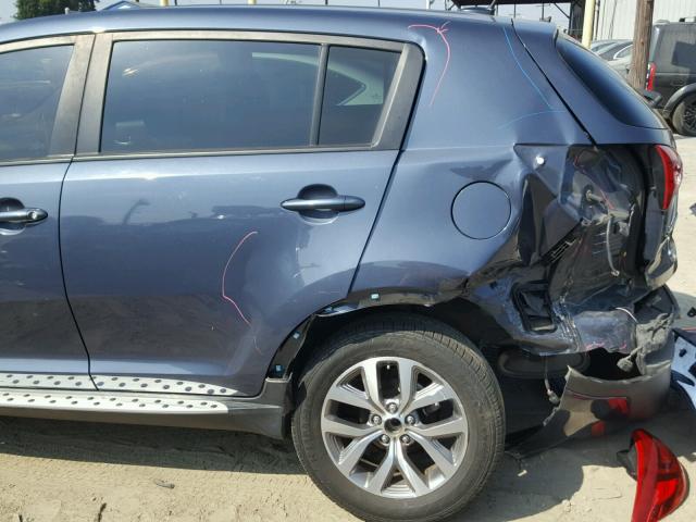 KNDPB3AC7G7839244 - 2016 KIA SPORTAGE L BLUE photo 9