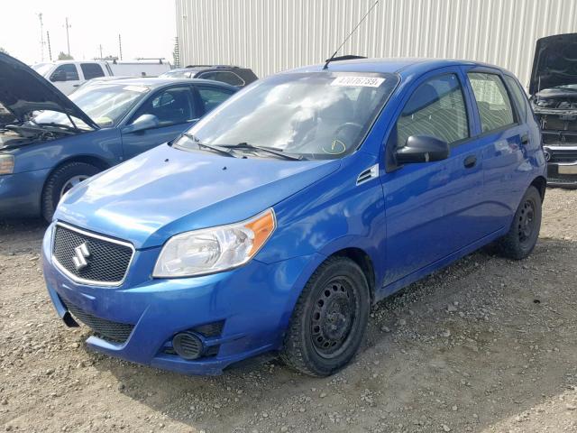 KL5TJ66EX9B684580 - 2009 SUZUKI SWIFT BLUE photo 2