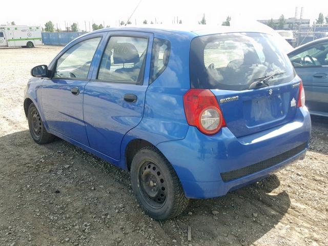 KL5TJ66EX9B684580 - 2009 SUZUKI SWIFT BLUE photo 3