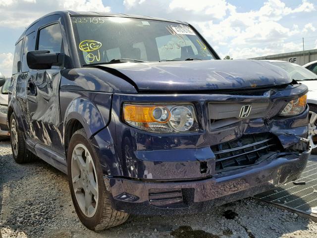 5J6YH18908L016482 - 2008 HONDA ELEMENT SC BLUE photo 1