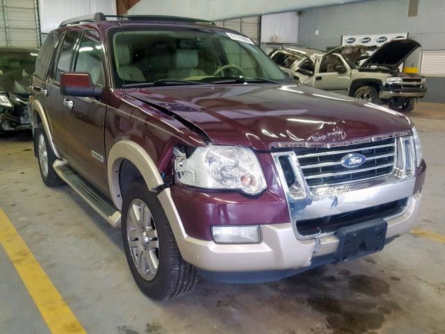 1FMEU64E26UB24528 - 2006 FORD EXPLORER E BURGUNDY photo 1