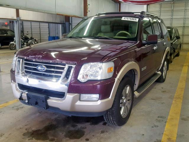 1FMEU64E26UB24528 - 2006 FORD EXPLORER E BURGUNDY photo 2