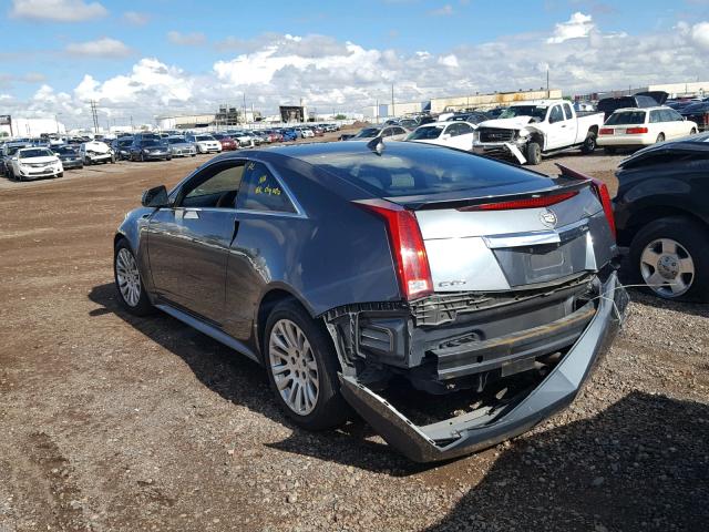 1G6DP1ED4B0159947 - 2011 CADILLAC CTS PREMIU GRAY photo 3