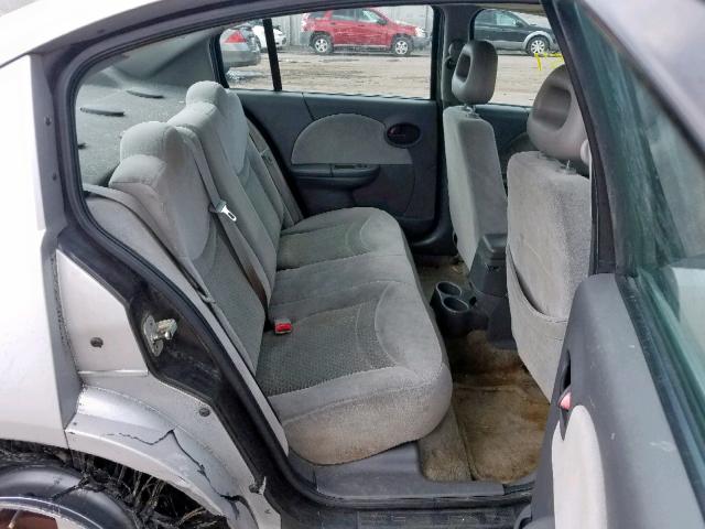1G8AL54FX4Z225643 - 2004 SATURN ION LEVEL SILVER photo 6