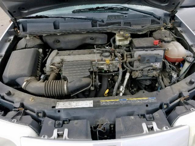 1G8AL54FX4Z225643 - 2004 SATURN ION LEVEL SILVER photo 7