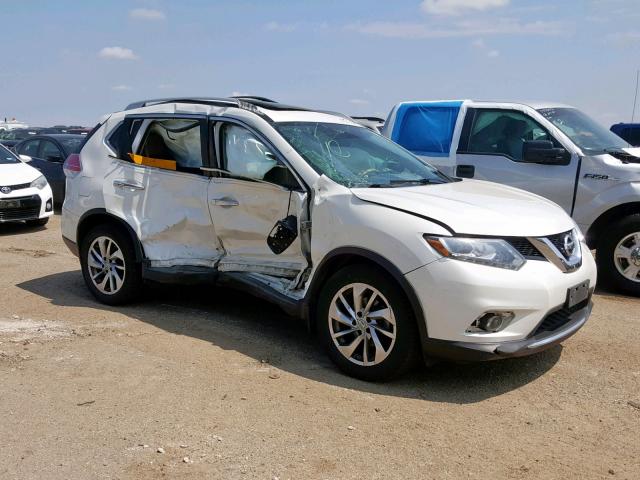 5N1AT2MV7FC775184 - 2015 NISSAN ROGUE S WHITE photo 1