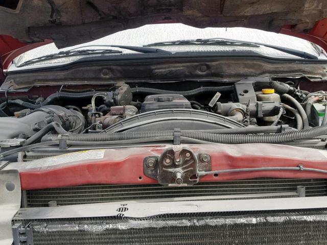 3D7KS28A37G792667 - 2007 DODGE RAM 2500 S Կարմիր լուսանկար 7