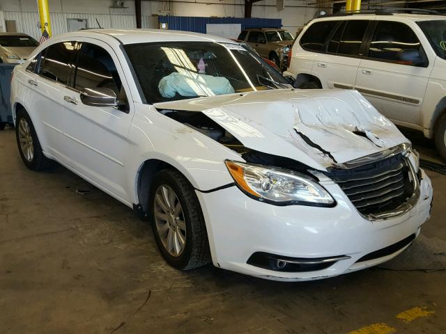 1C3CCBCG9DN559181 - 2013 CHRYSLER 200 LIMITE WHITE photo 1