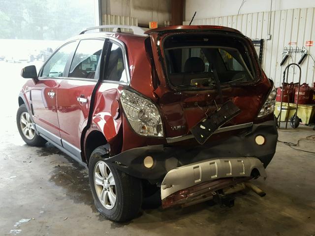 3GSCL33P28S639505 - 2008 SATURN VUE XE RED photo 3