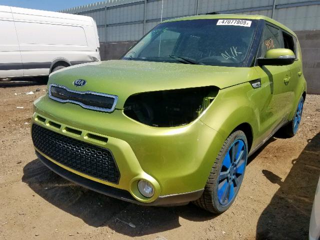 KNDJX3A53F7778725 - 2015 KIA SOUL ! GREEN photo 2