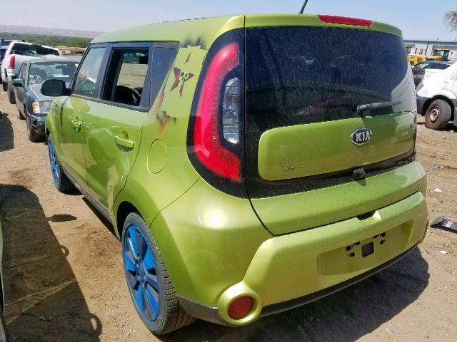 KNDJX3A53F7778725 - 2015 KIA SOUL ! Yaşıl foto 3