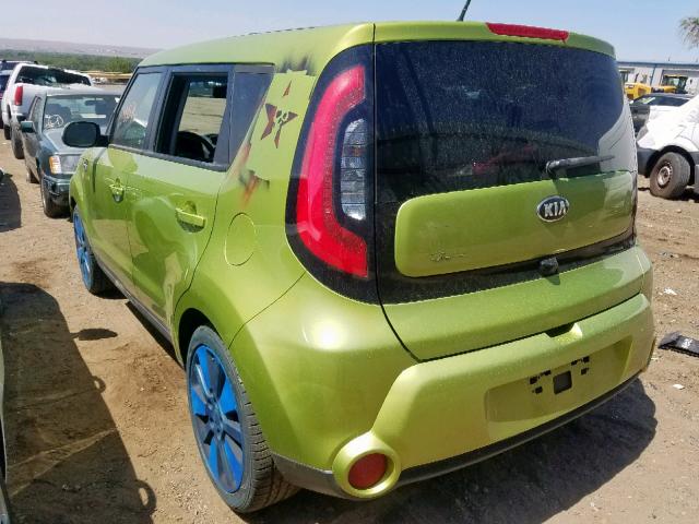 KNDJX3A53F7778725 - 2015 KIA SOUL ! GREEN photo 3