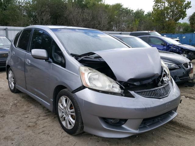 JHMGE88699S011070 - 2009 HONDA FIT SPORT SILVER photo 1