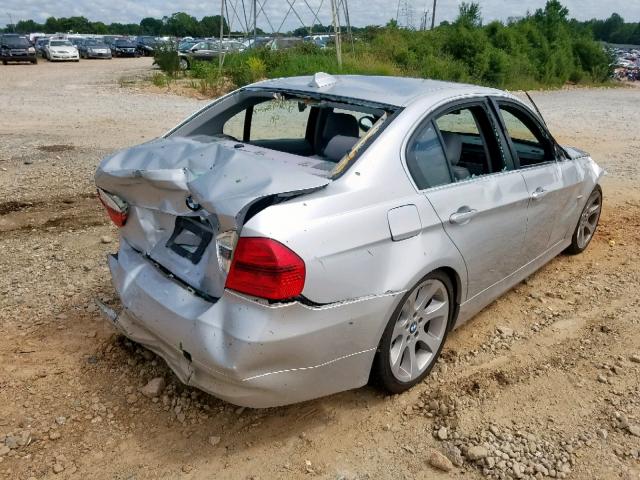 WBAVB33596KS36598 - 2006 BMW 330 I SILVER photo 4