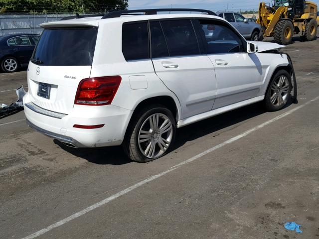 WDCGG8JB5EG291743 - 2014 MERCEDES-BENZ GLK 350 4M WHITE photo 4