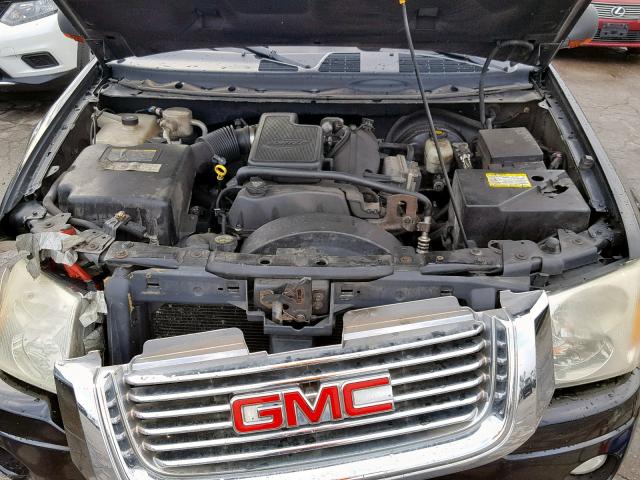 1GKDT13S432110428 - 2003 GMC ENVOY BLACK photo 7