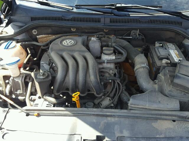 3VW1K7AJ7CM392178 - 2012 VOLKSWAGEN JETTA BASE GRAY photo 7