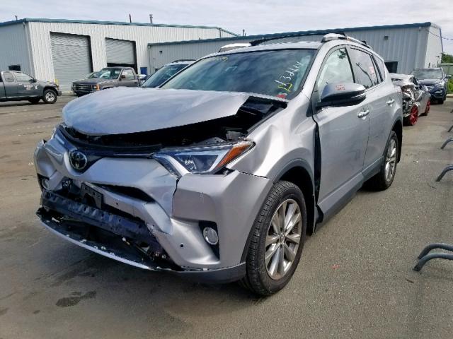 2T3DFREV3GW459425 - 2016 TOYOTA RAV4 LIMIT SILVER photo 2