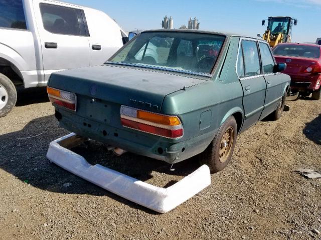 WBADK8307E9272499 - 1984 BMW 528 E AUTO GREEN photo 4