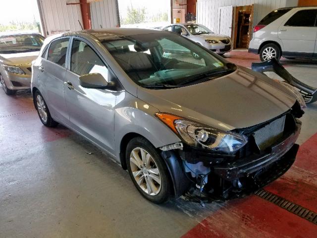 KMHD35LH1EU210268 - 2014 HYUNDAI ELANTRA GT GRAY photo 1