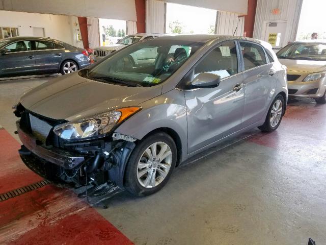 KMHD35LH1EU210268 - 2014 HYUNDAI ELANTRA GT GRAY photo 2