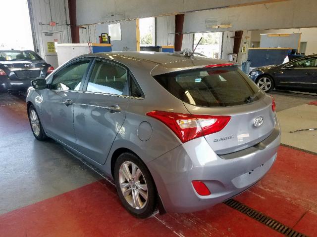 KMHD35LH1EU210268 - 2014 HYUNDAI ELANTRA GT GRAY photo 3