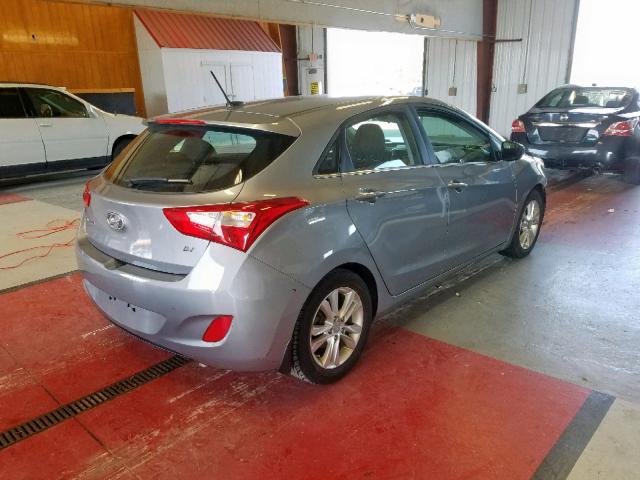 KMHD35LH1EU210268 - 2014 HYUNDAI ELANTRA GT GRAY photo 4