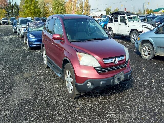 5J6RE48748L814819 - 2008 HONDA CR-V EXL RED photo 1