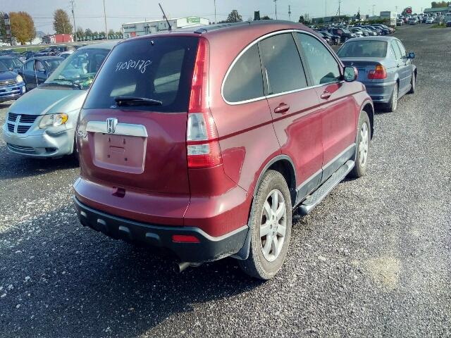 5J6RE48748L814819 - 2008 HONDA CR-V EXL RED photo 4