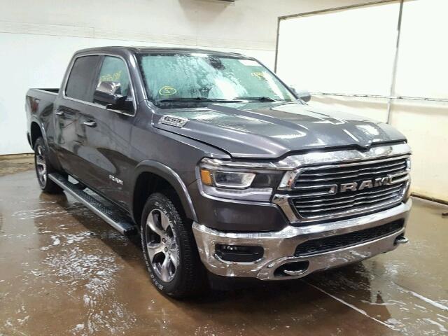 1C6SRFJT7KN521739 - 2019 RAM 1500 LARAM GRAY photo 1