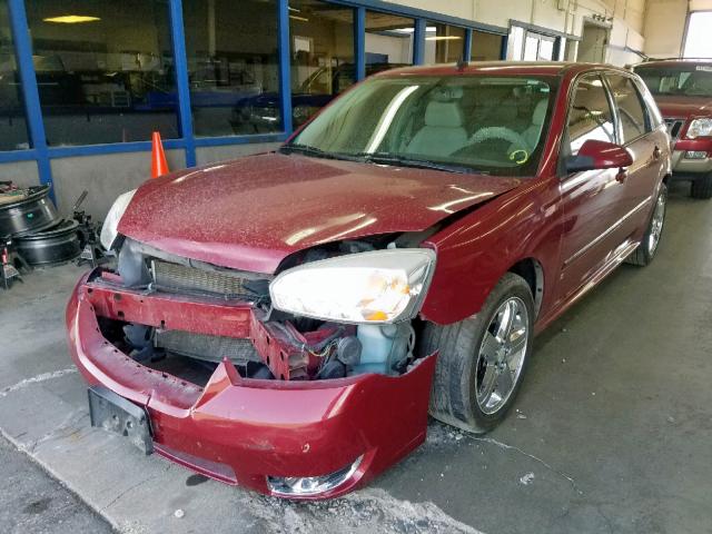 1G1ZU63806F254208 - 2006 CHEVROLET MALIBU MAX 栗色 照片 2