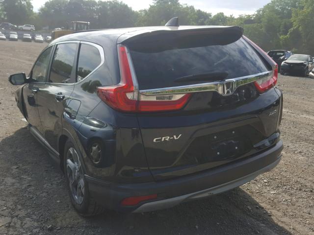 2HKRW2H87HH658196 - 2017 HONDA CR-V EXL BLACK photo 3