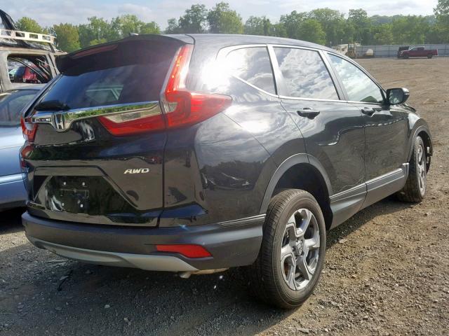 2HKRW2H87HH658196 - 2017 HONDA CR-V EXL BLACK photo 4