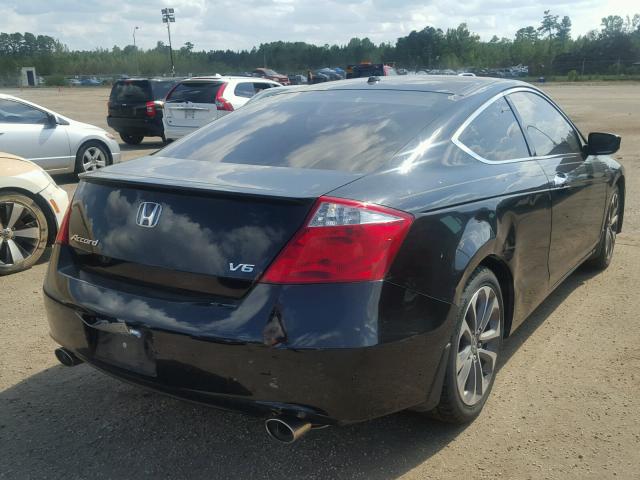 1HGCS22869A011048 - 2009 HONDA ACCORD EXL BLACK photo 4