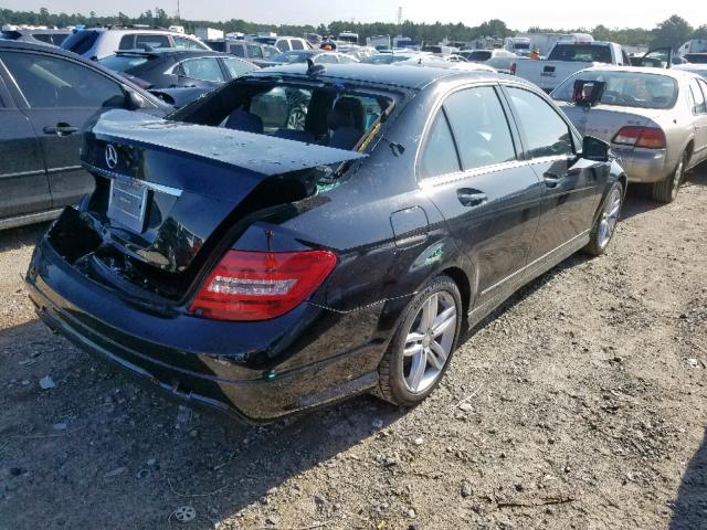 WDDGF4HB8EA933386 - 2014 MERCEDES-BENZ C 250 BLACK photo 4