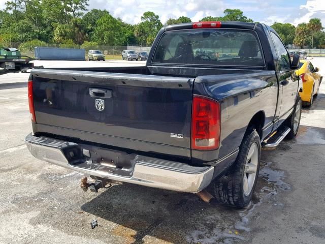 1D7HA16286J181730 - 2006 DODGE RAM 1500 S BLACK photo 4