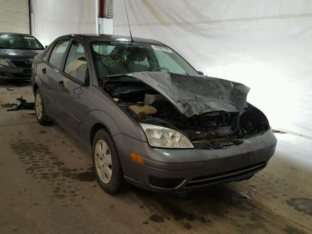 1FAHP34N97W350729 - 2007 FORD FOCUS ZX4 CHARCOAL photo 1