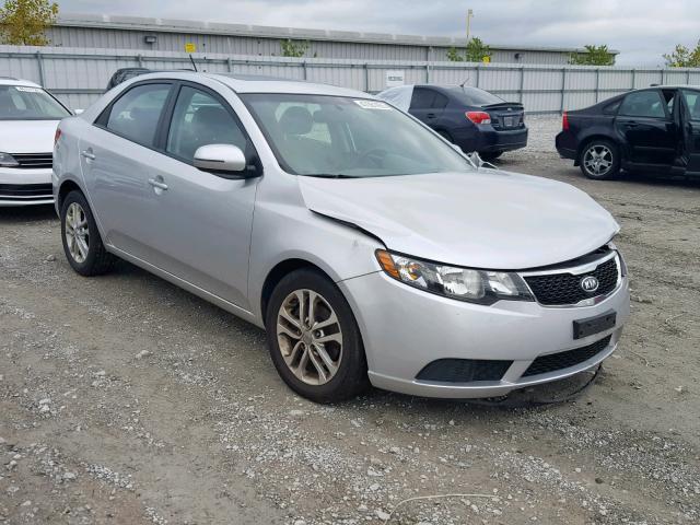 KNAFU4A26B5417146 - 2011 KIA FORTE EX SILVER photo 1