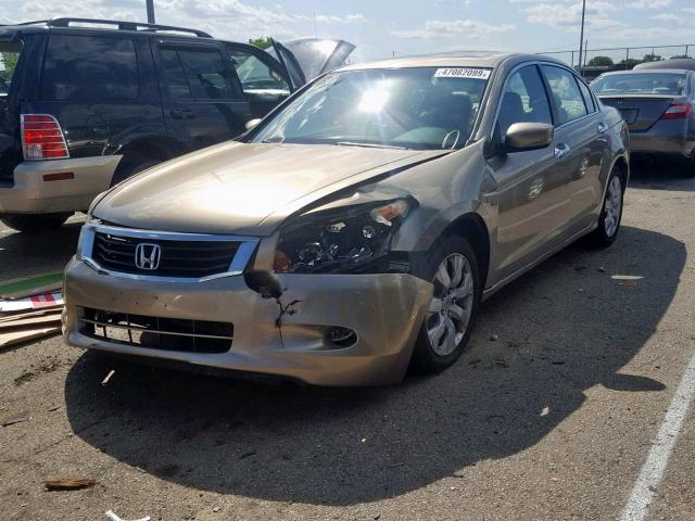 1HGCP36888A019829 - 2008 HONDA ACCORD EXL TAN photo 2