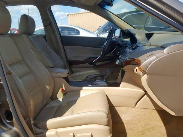 1HGCP36888A019829 - 2008 HONDA ACCORD EXL TAN photo 5