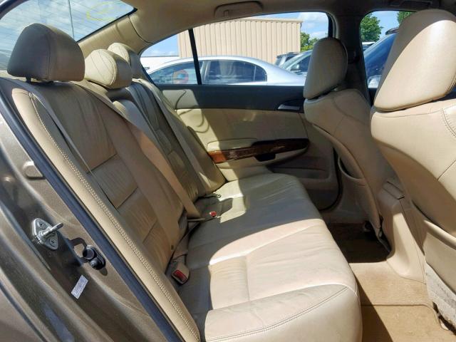 1HGCP36888A019829 - 2008 HONDA ACCORD EXL TAN photo 6