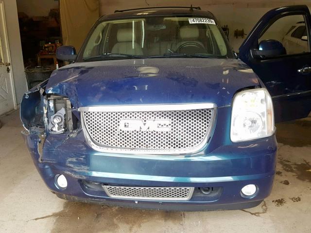 1GKFK63857J321629 - 2007 GMC YUKON DENA BLUE photo 7