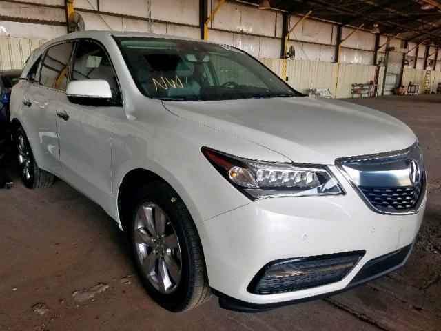 5FRYD4H95GB024564 - 2016 ACURA MDX ADVANC WHITE photo 1