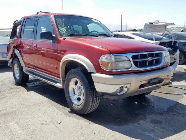 1FMZU74E9YZC07161 - 2000 FORD EXPLORER E RED photo 1