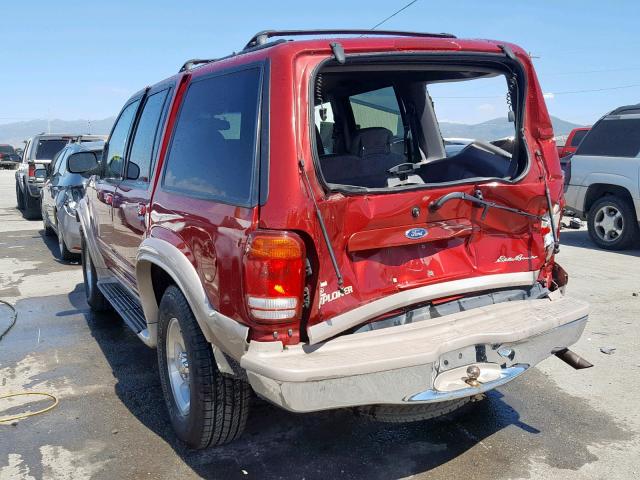 1FMZU74E9YZC07161 - 2000 FORD EXPLORER E RED photo 3