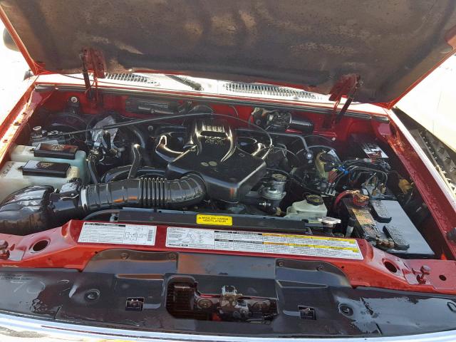 1FMZU74E9YZC07161 - 2000 FORD EXPLORER E RED photo 7