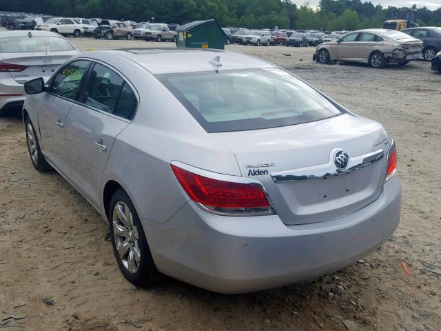 1G4GC5GD3BF145489 - 2011 BUICK LACROSSE C SILVER photo 3