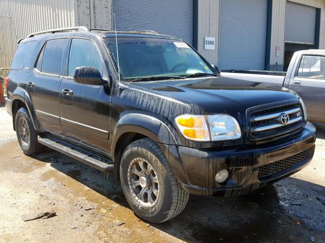 5TDZT38A43S164561 - 2003 TOYOTA SEQUOIA LI BLACK photo 1