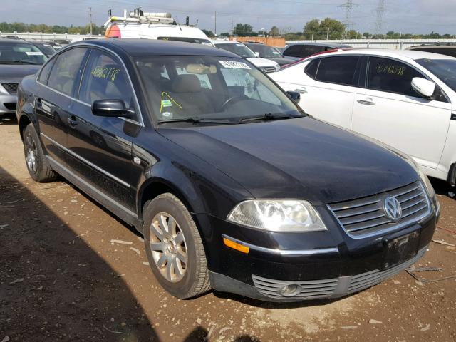 WVWRH63B03P398354 - 2003 VOLKSWAGEN PASSAT GLX BLACK photo 1