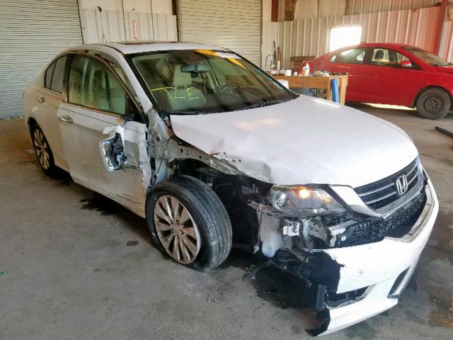 1HGCR2F85FA048139 - 2015 HONDA ACCORD EXL WHITE photo 1